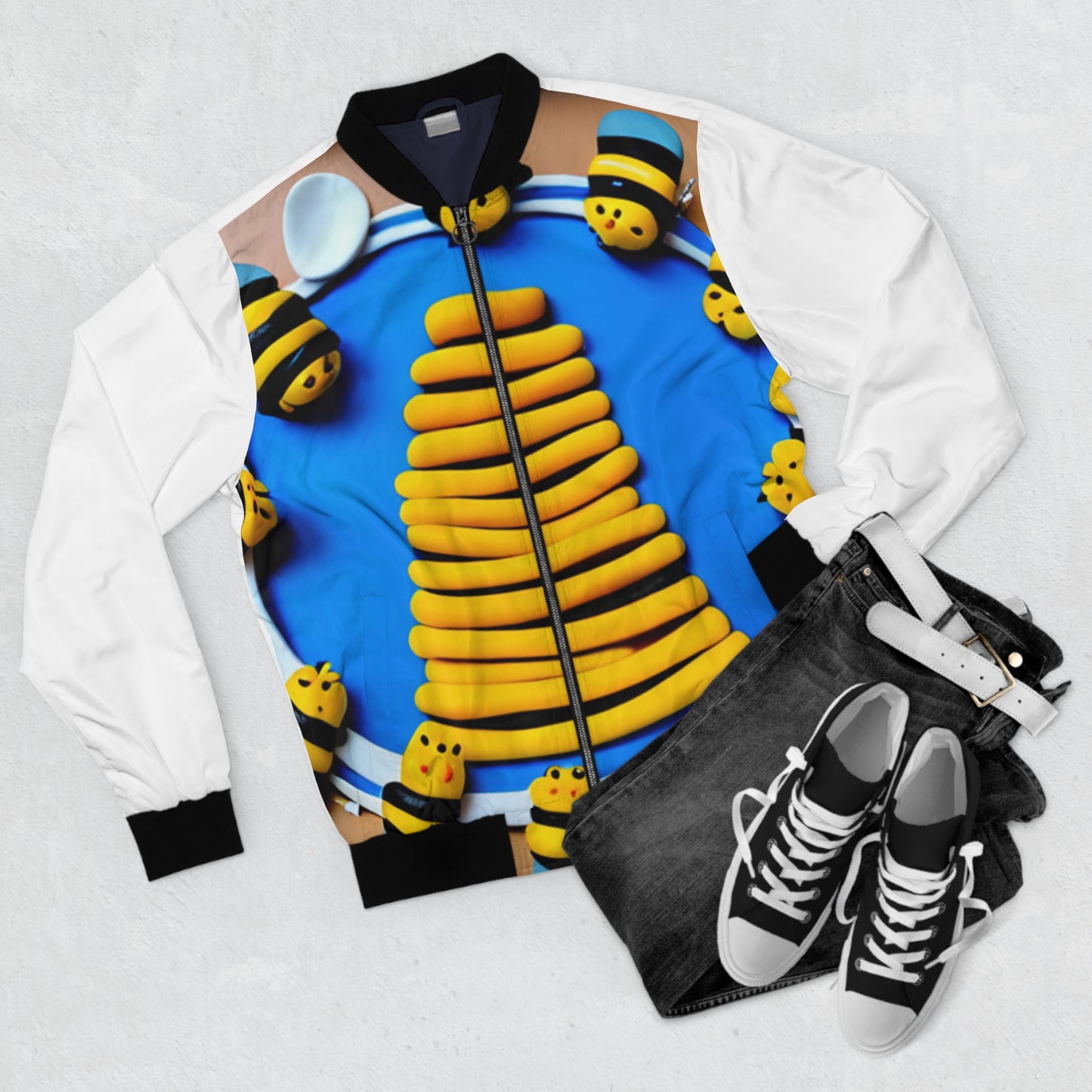 "Hive Bomber" Men's Bomber Jacket
