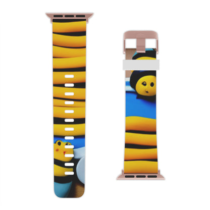 „Time To Play“ Bee Boy$oul Uhrenarmband für Apple Watch