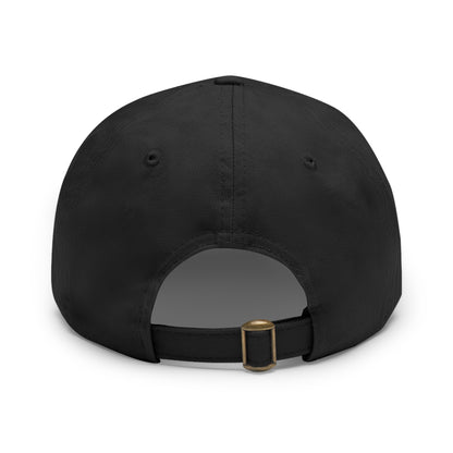 Bee Boy$oul Dad Hat with Leather Patch (Rectangle)