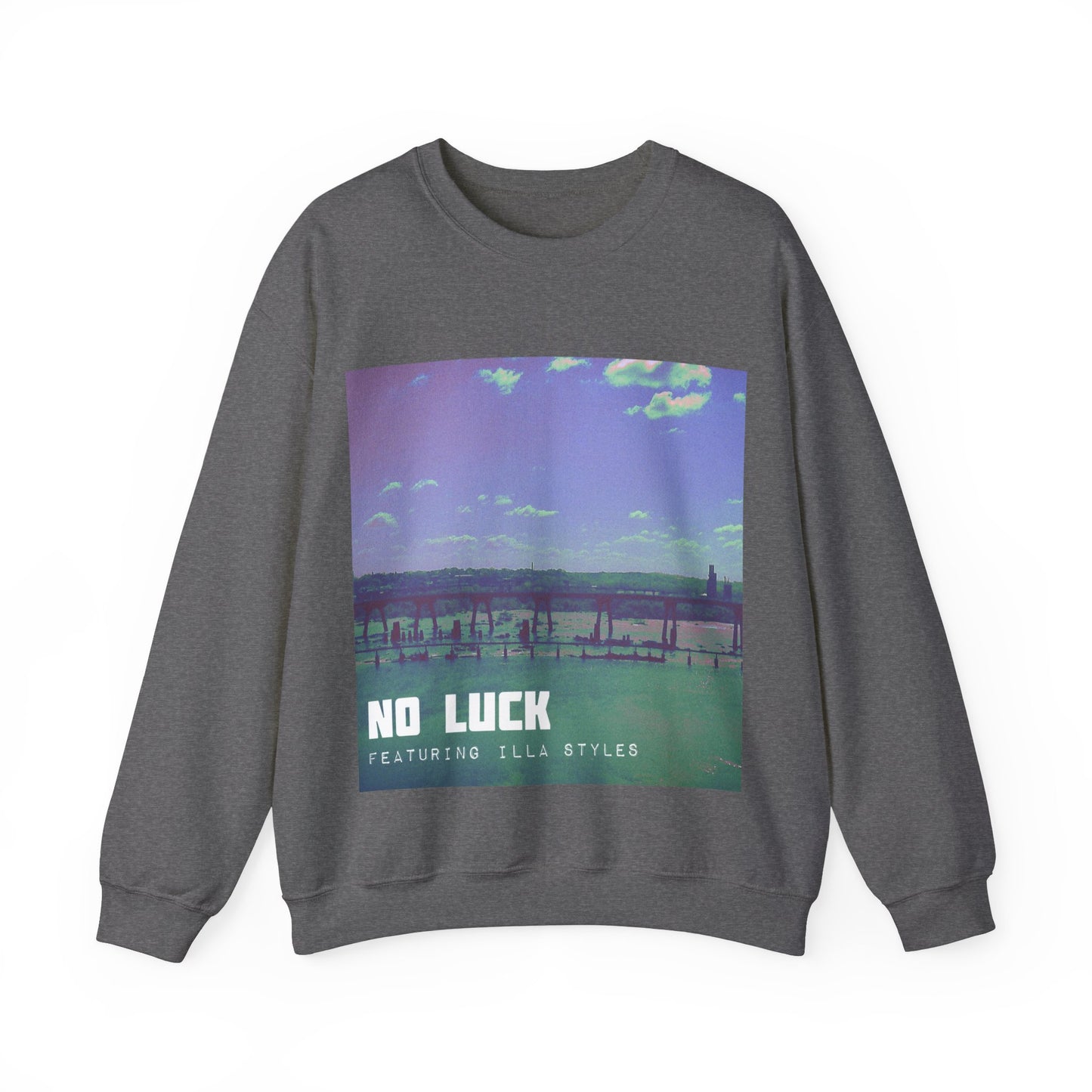 „No Luck“-Album-Sweatshirt mit Rundhalsausschnitt